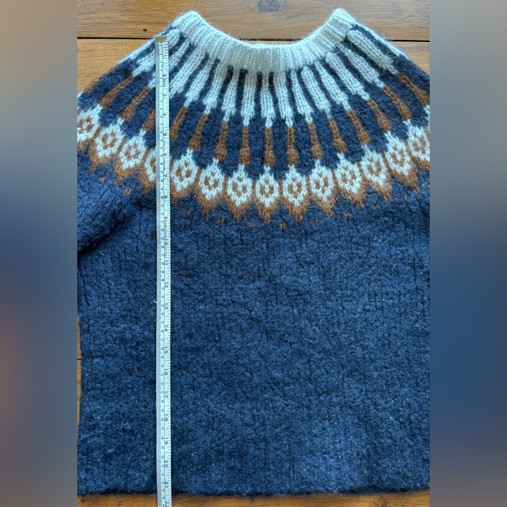 A.L.C. Alpaca Blend Fairisle Sweater - Picture 3 of 6